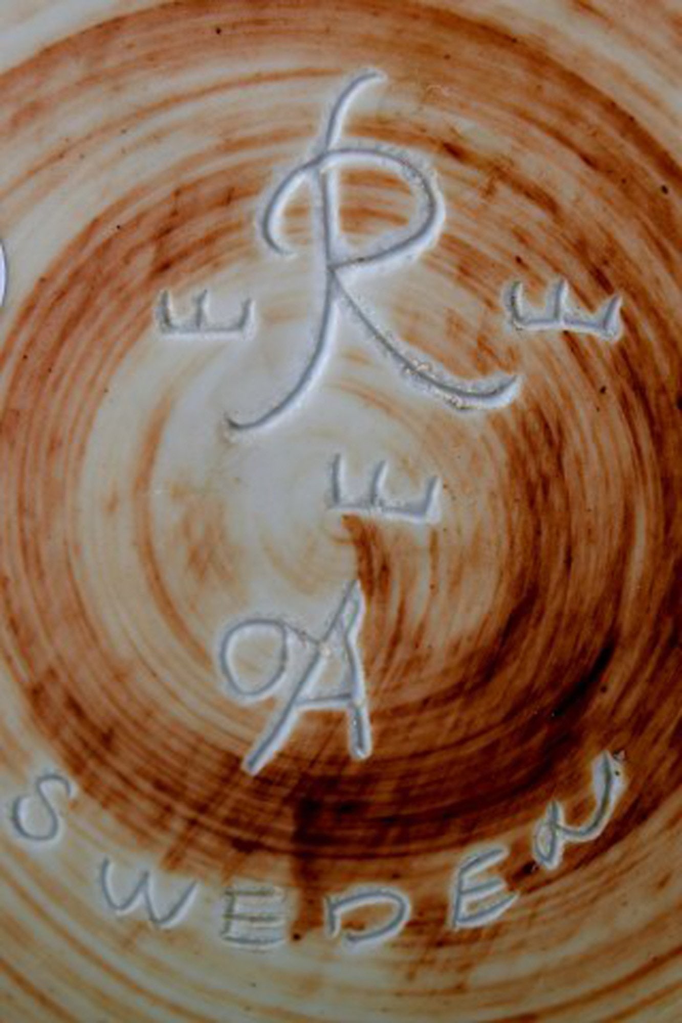 Retro vase, stoneware, Olle Alberius, Rörstrand. - 4