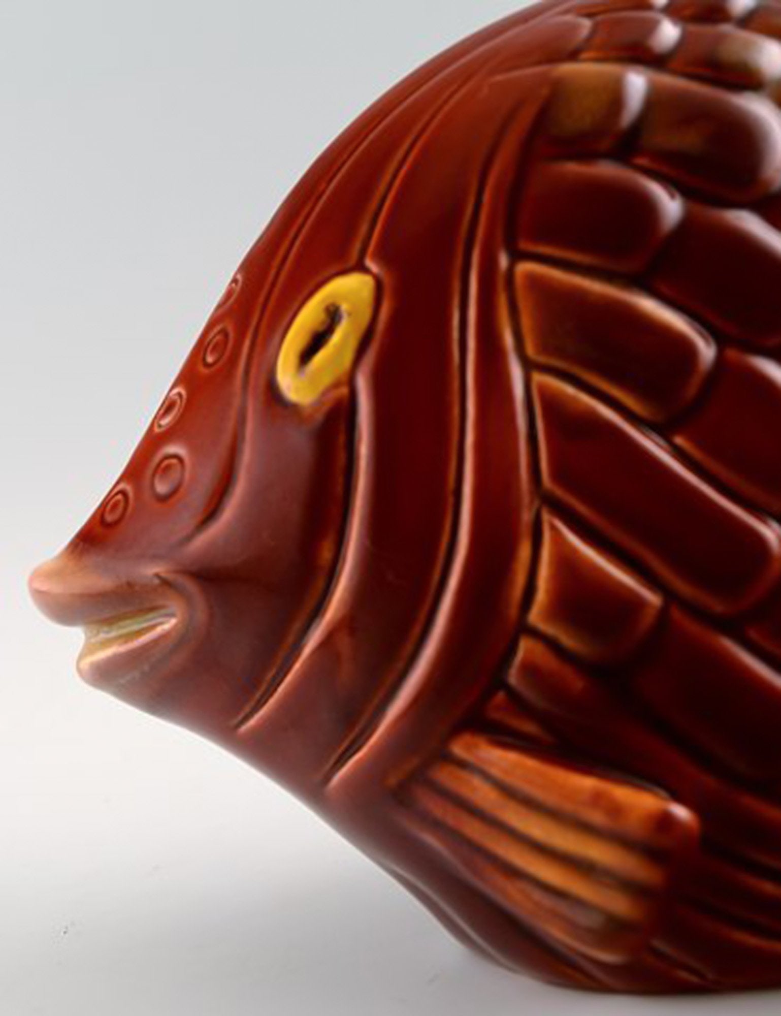 Rörstrand stoneware figure by Gunnar Nylund, fish. - 3