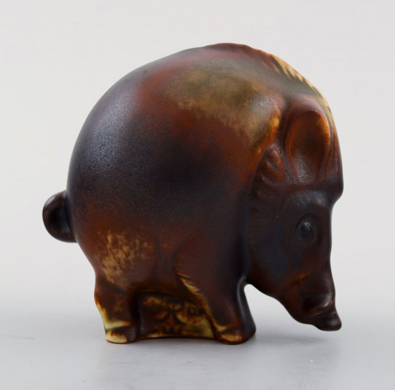 Gösta Grähs for Rörstrand, young wild boar, ceramics. (1 of 6)