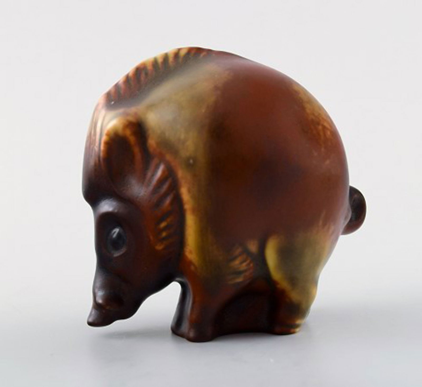 Gösta Grähs for Rörstrand, young wild boar, ceramics. - 3