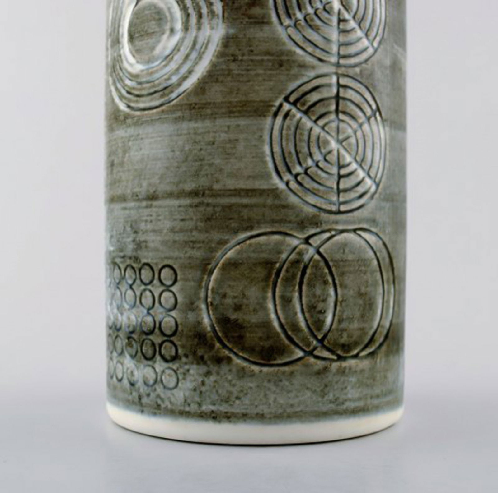Retro vase "Sarek", stoneware, Olle Alberius, Rörstrand. 1960 / 70 s. - 5