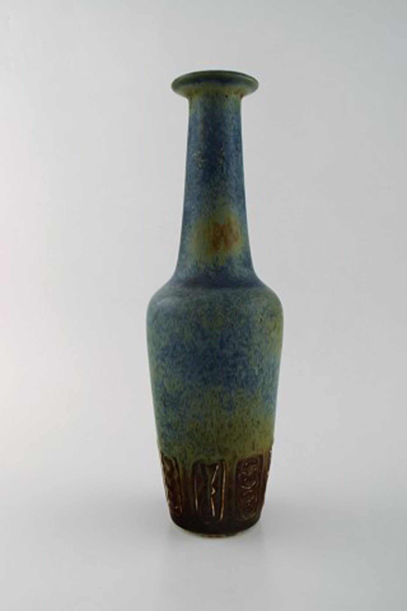 Large Rörstrand / Rorstrand stoneware vase by Gunnar Nylund. 1960's. - 2