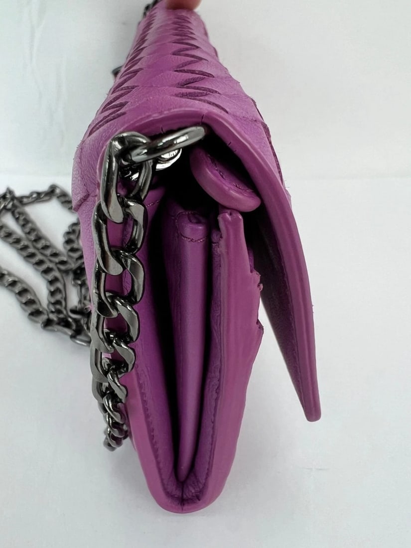 Bottega Veneta Nappa Intrecciato Contiental Flap Wallet Clutch - 10