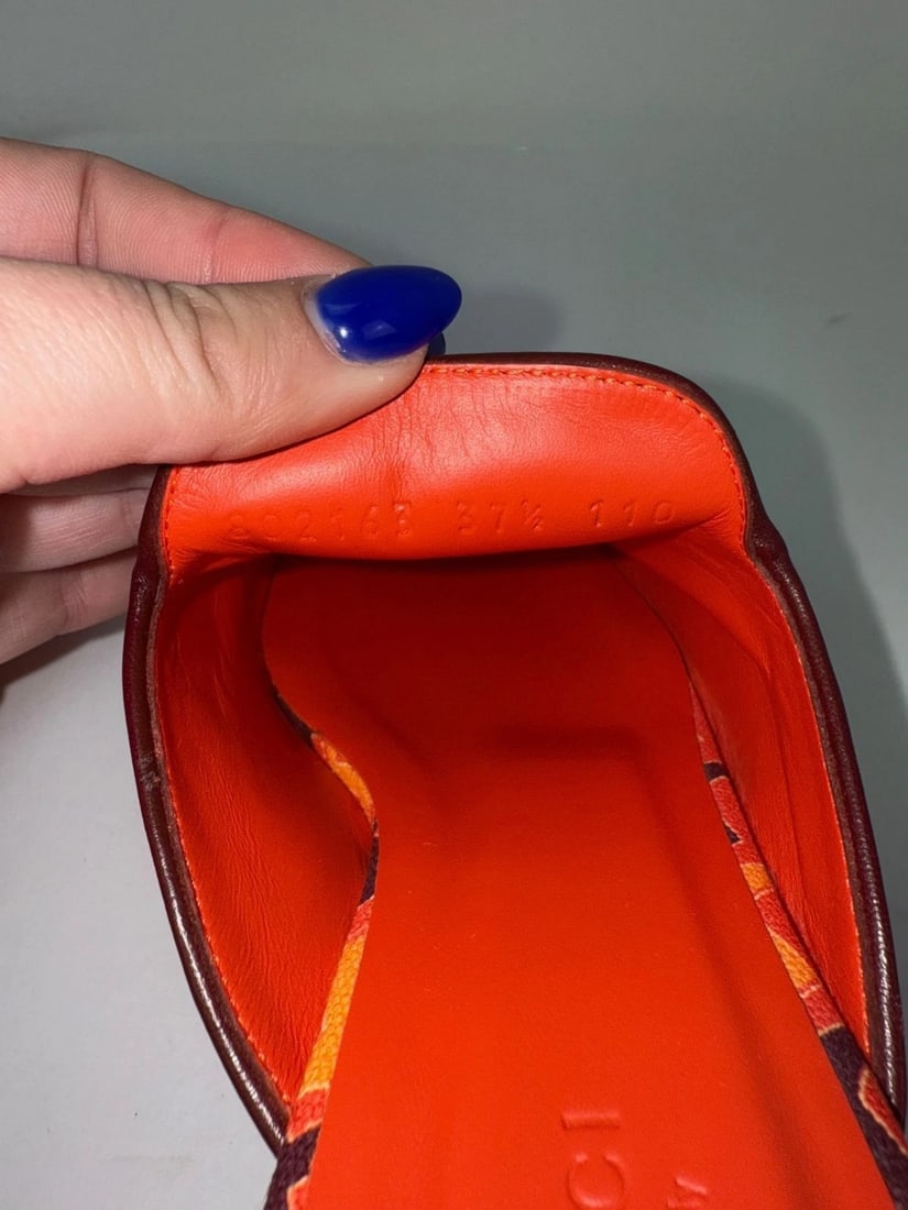 Gucci Princetown Horsebit Print Loafer Mules Slide Shoes Size 7.5 - 8