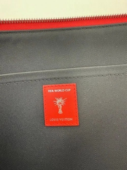 Louis Vuitton Fifa World Cup Pochette Jour epi Red Leather Clutch - 5