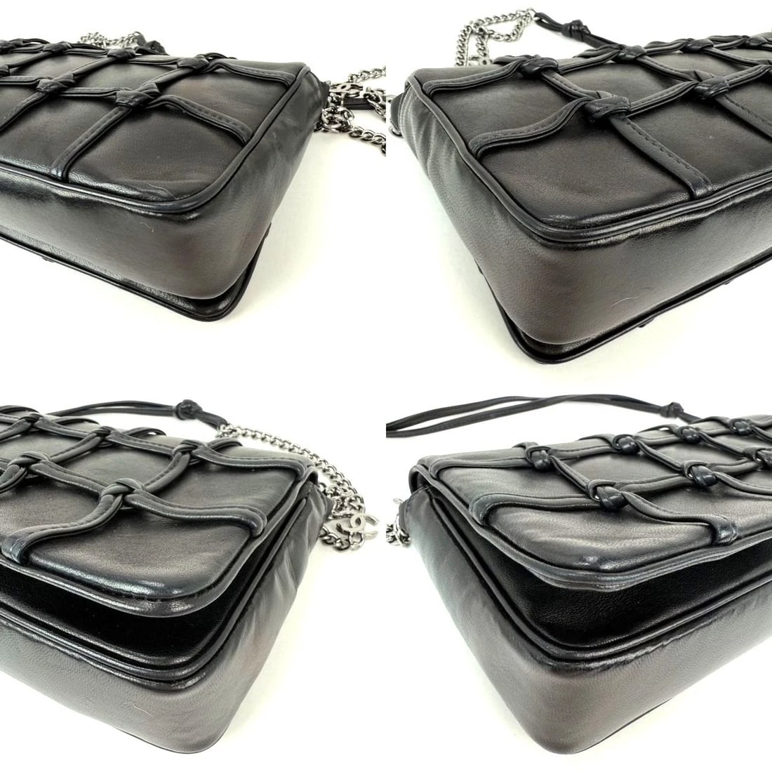 Chanel Lambskin Cruiser Quilted Knot Flap Shoulder Bag - 15