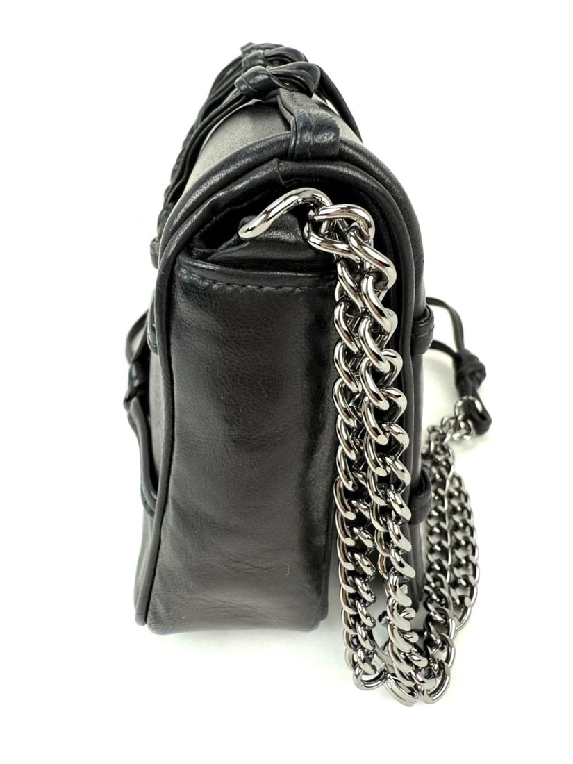 Chanel Lambskin Cruiser Quilted Knot Flap Shoulder Bag - 4