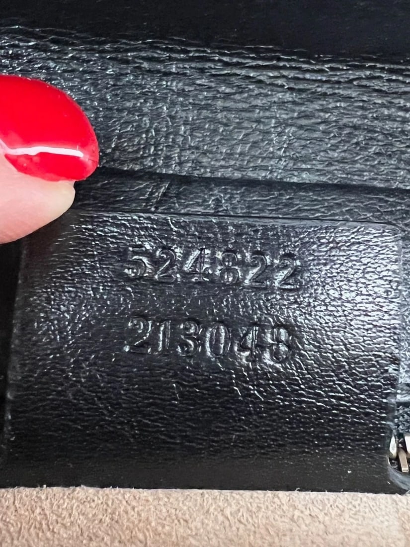 Gucci Thiara Double Sided Black Leather Python Crossbody Bag - 10