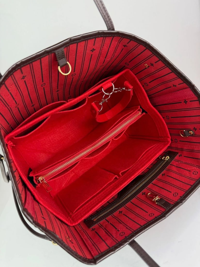 Louis Vuitton Neverfull MM Damier Ebene Canvas Tote Bag - 11