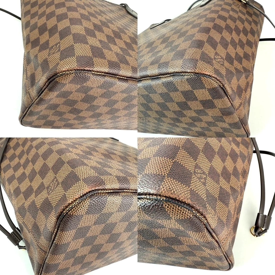 Louis Vuitton Neverfull MM Damier Ebene Canvas Tote Bag - 16