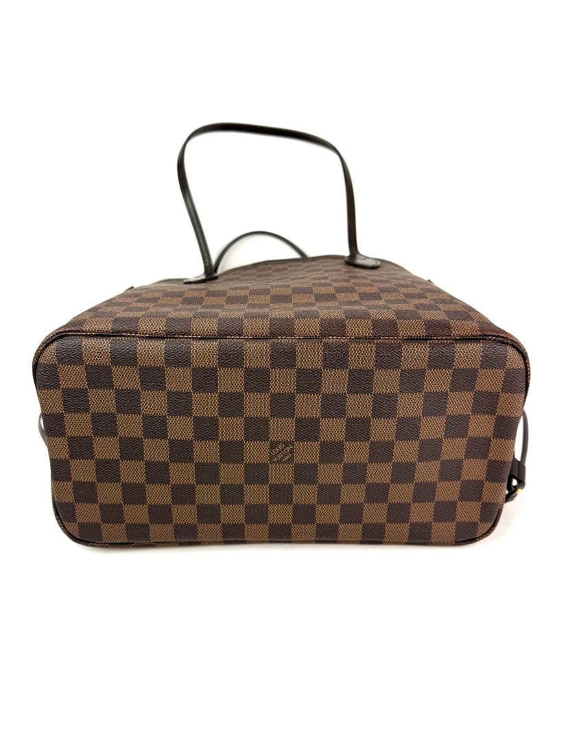 Louis Vuitton Neverfull MM Damier Ebene Canvas Tote Bag - 6