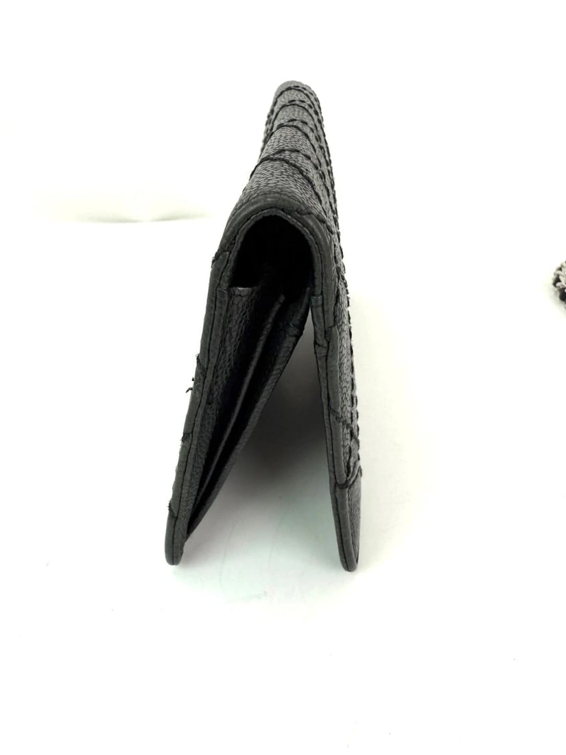 Chanel Vintage Wild Stitch Black Caviar Wallet - 12