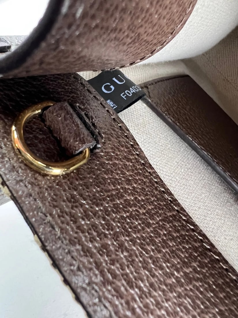 Gucci Jumbo GG textured dollar calfskin Mini Web Vertical Tote - 10