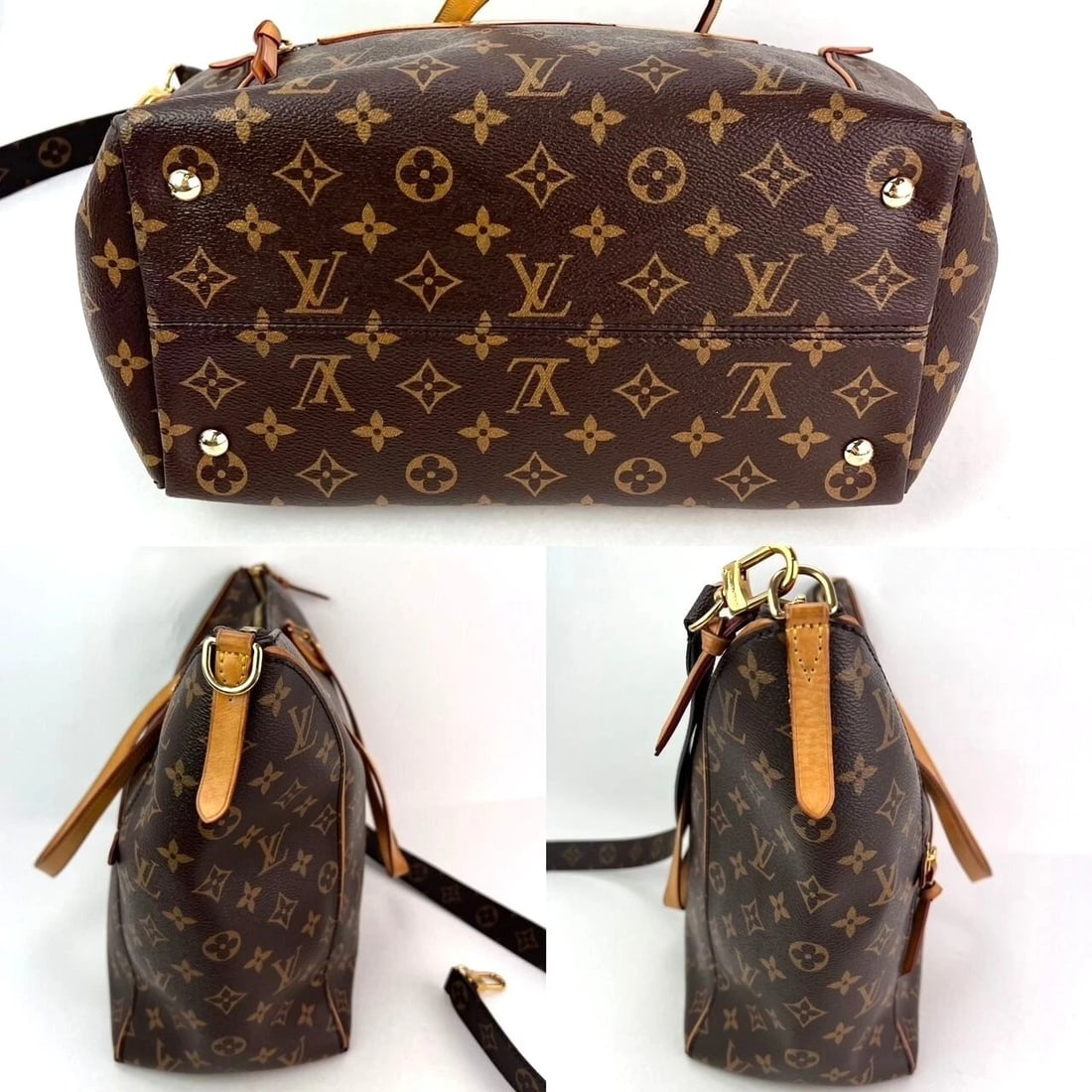 Louis Vuitton Tournelle Monogram MM Hand shoulder Tote Bag - 4