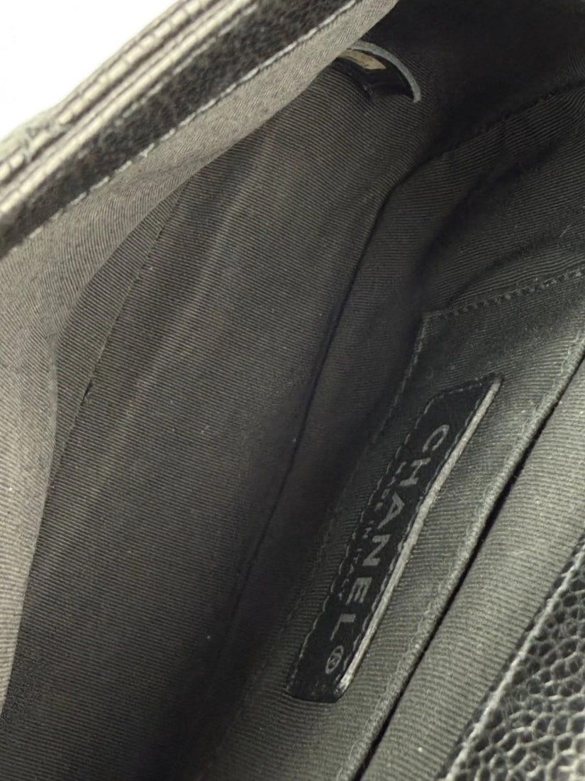 Chanel Caviar Quilted Incocognito Mini Square Black Flap Bag - 5