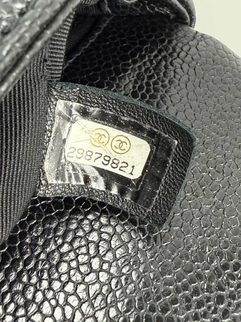 Chanel Caviar Quilted Incocognito Mini Square Black Flap Bag - 6