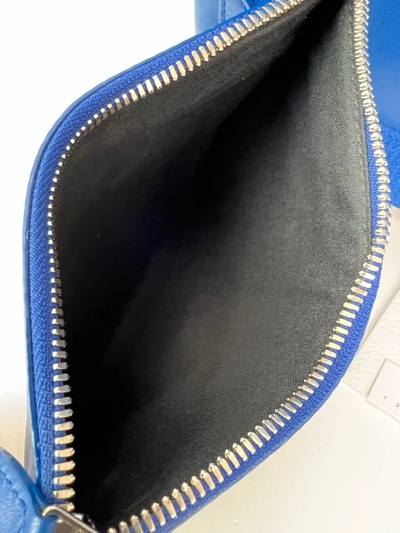 Balenciaga Calfskin S Navy Cabas Blue Tote and Pouch Set - 15