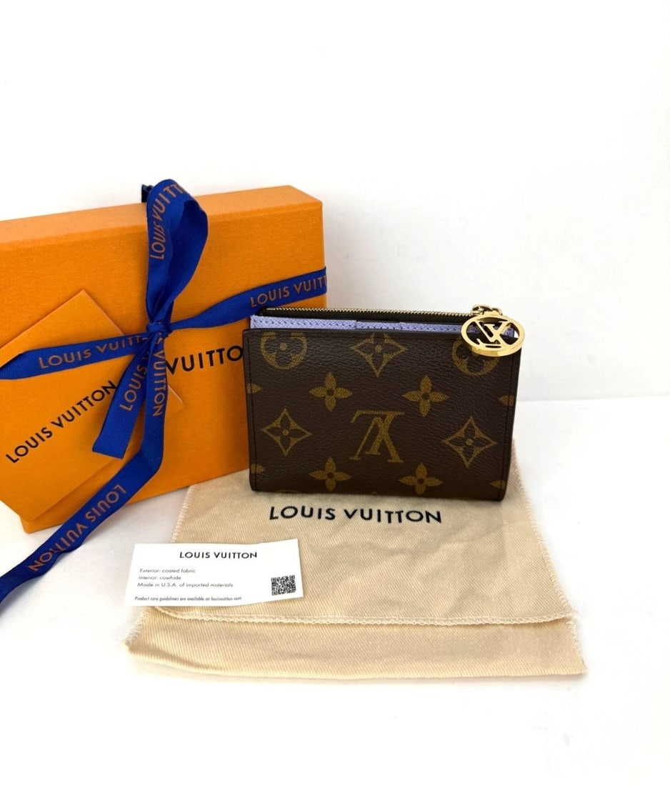 LOUIS VUITTON Lisa Monogram Purple Iris Lining Wallet - 3