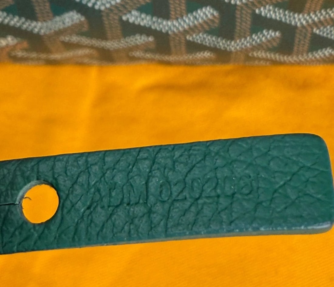 GOYARD Saint Louis PM Goyardine Green Tote - 8