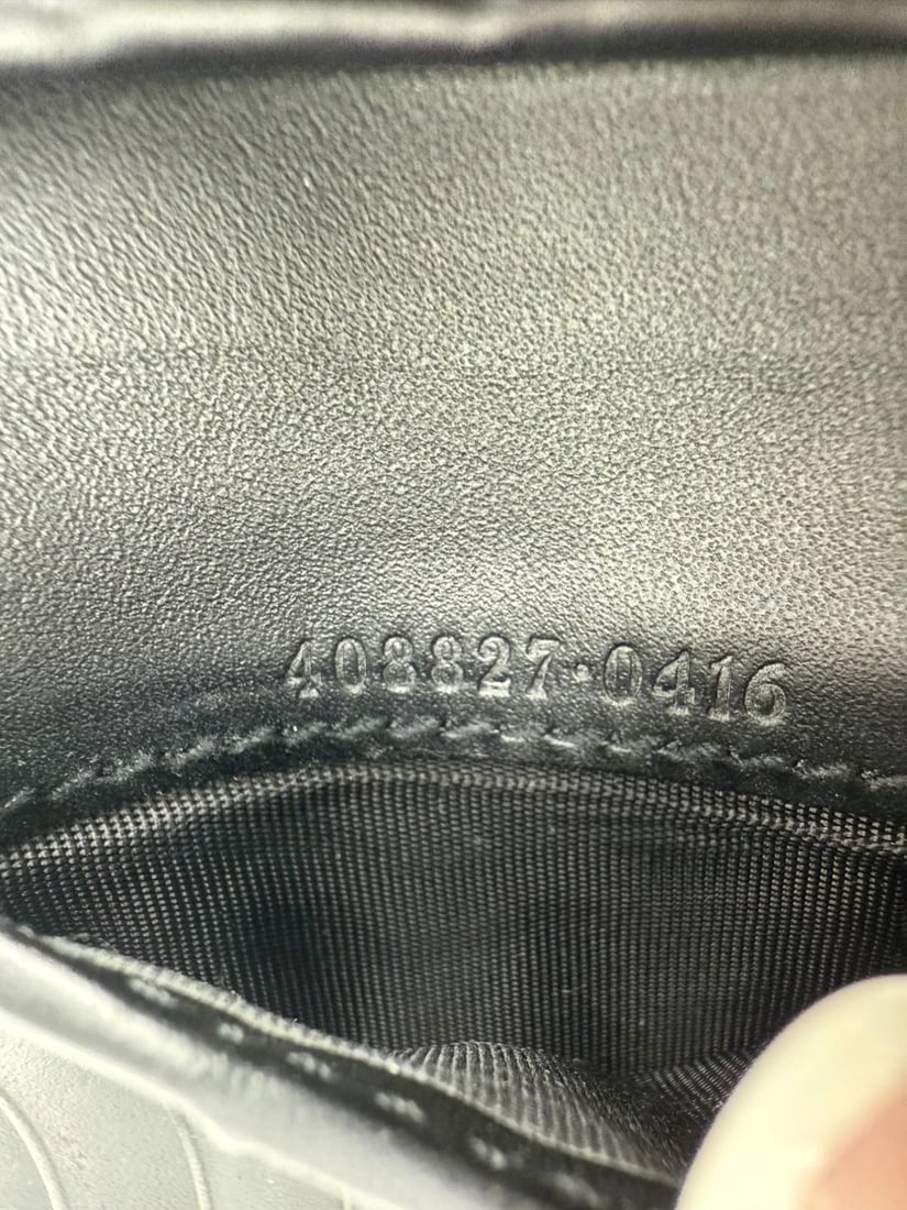 GUCCI GG Supreme Men's Web Black Bi-Fold Wallet - 8