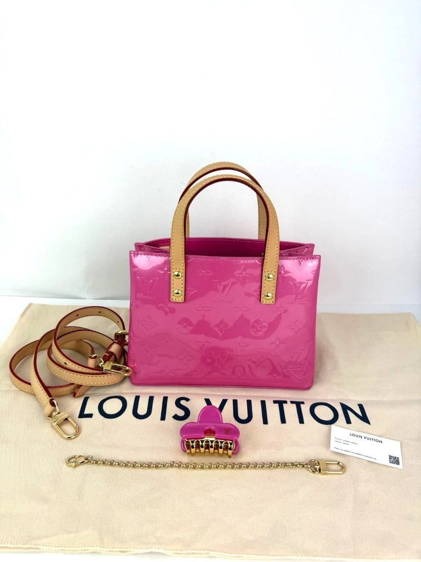 Louis Vuitton Vernis reade PM NM Neon Pink Crossbody Bag - 3