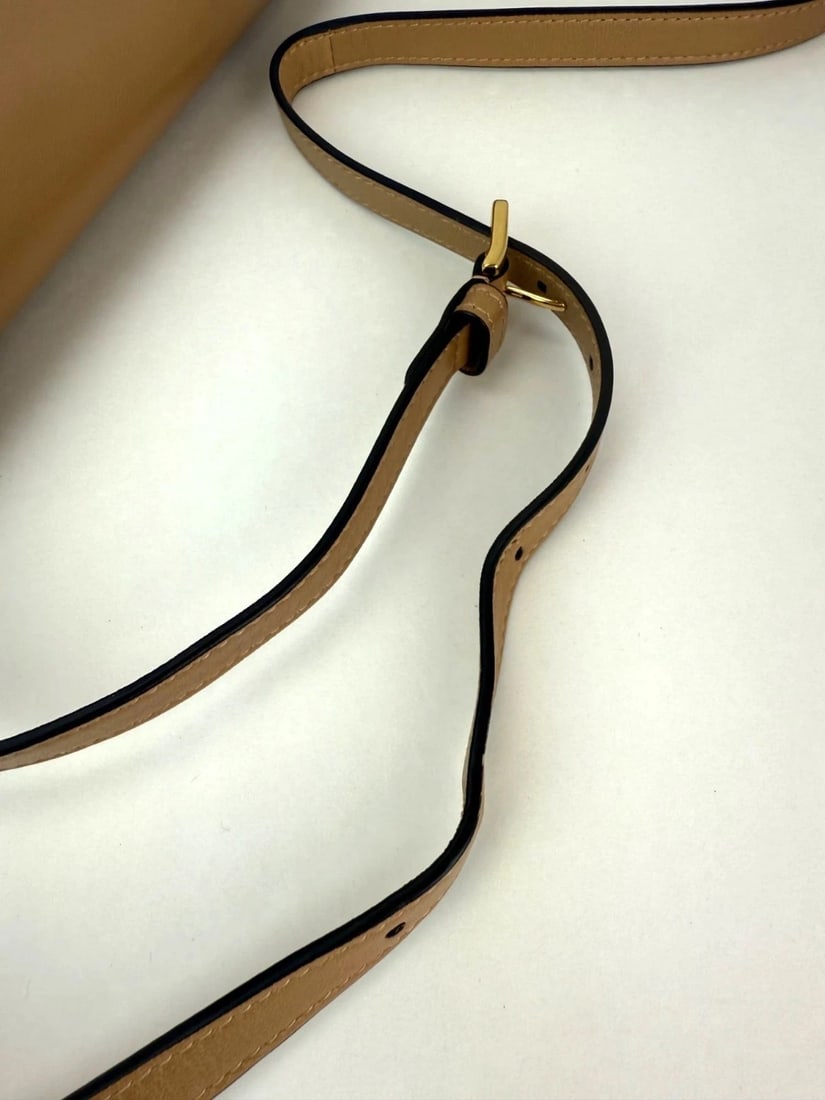 Gucci Lambskin G Linea Matisse Interlocking Beige Clutch Shoulder Bag - 10