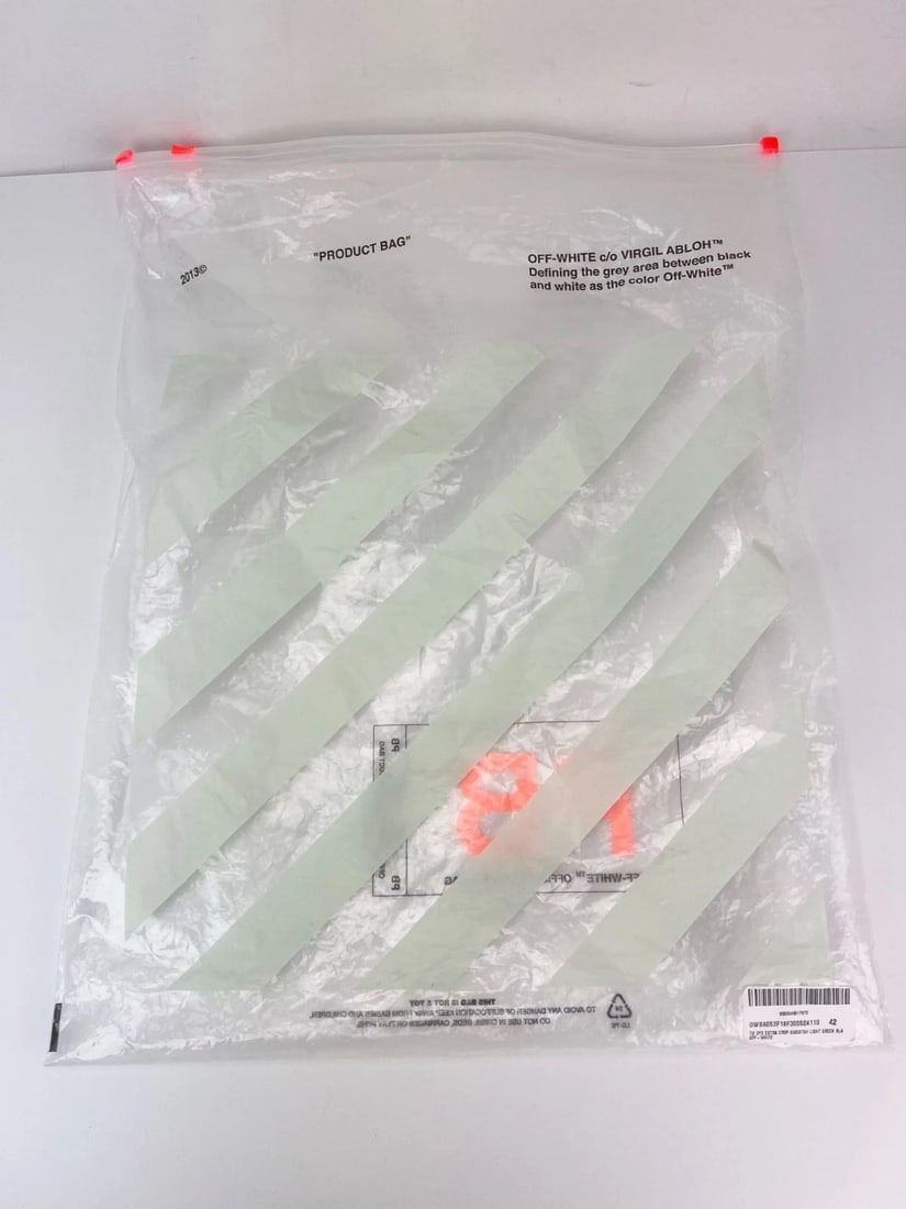 OFF White Tye Dye Xtra Crop Sweatsh Light Green Sweatshirt NEW - 12