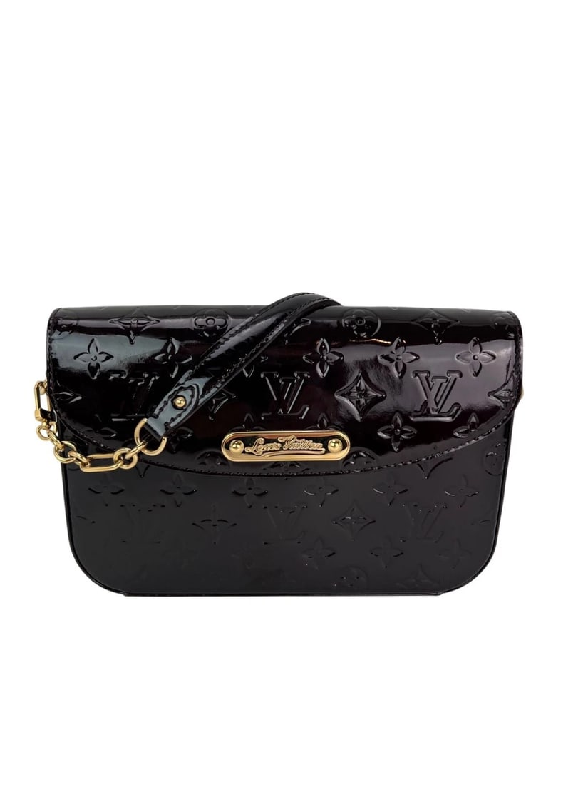 Louis Vuitton Vernis Rodeo Drive Amarante Patient Leather Shoulder Bag (1 of 15)