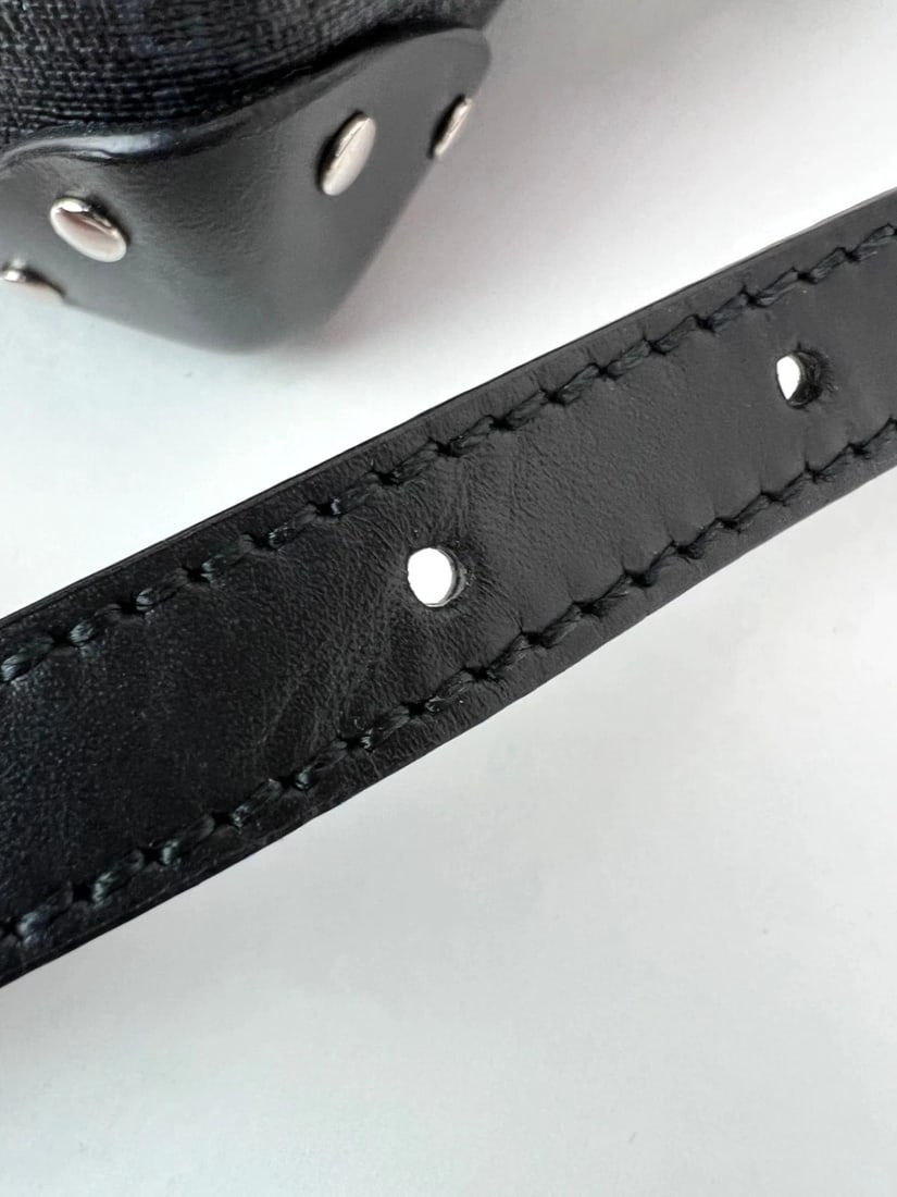 Gucci Black GG Supreme Selleria Square Messenger Bag - 11