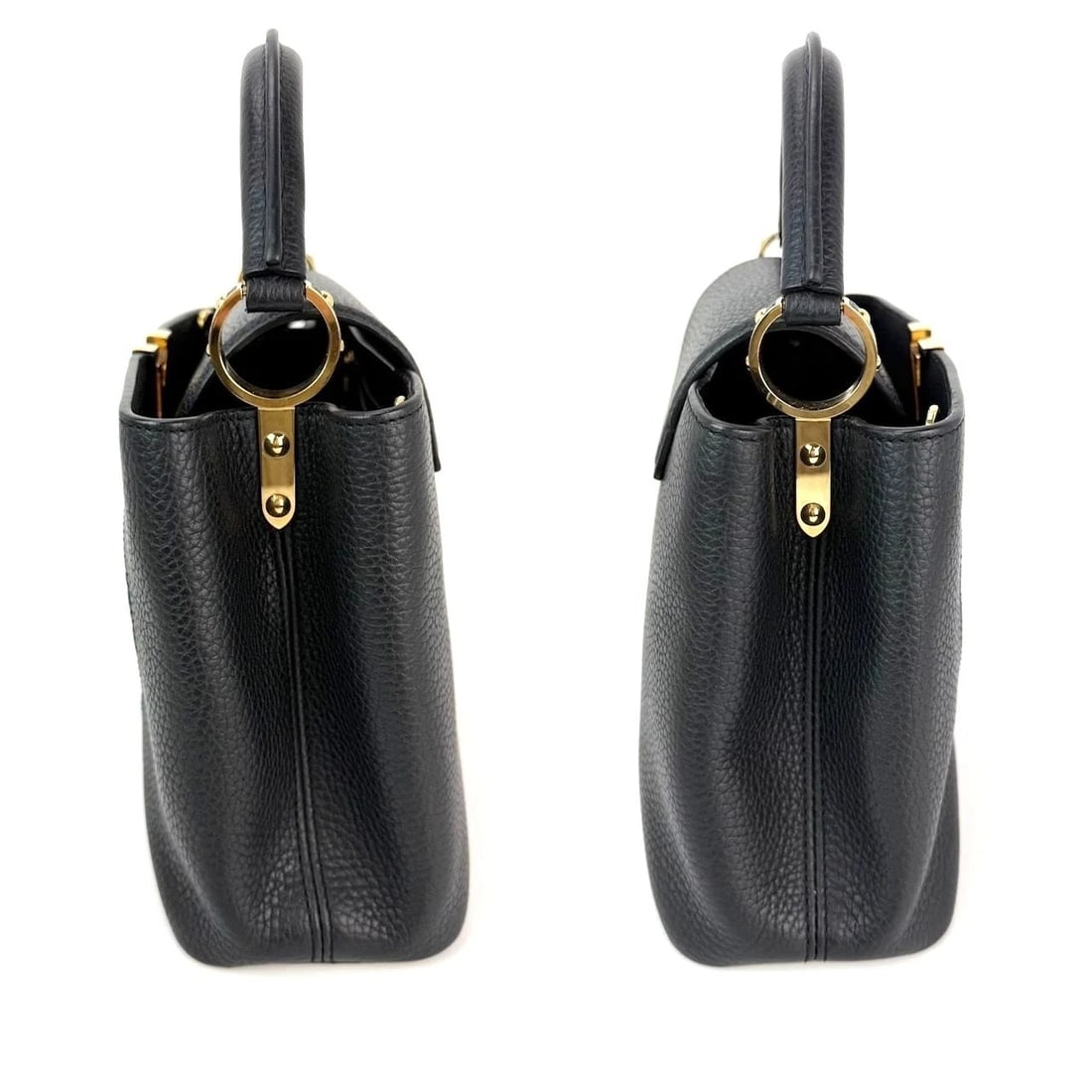 Louis Vuitton Taurillon Capucines Leopard BB Black Shoulder Bag - 9