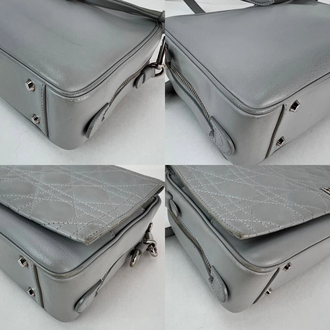 Christian Dior Lambskin Cannage Stardust Small Camera Crossbody Bag - 7