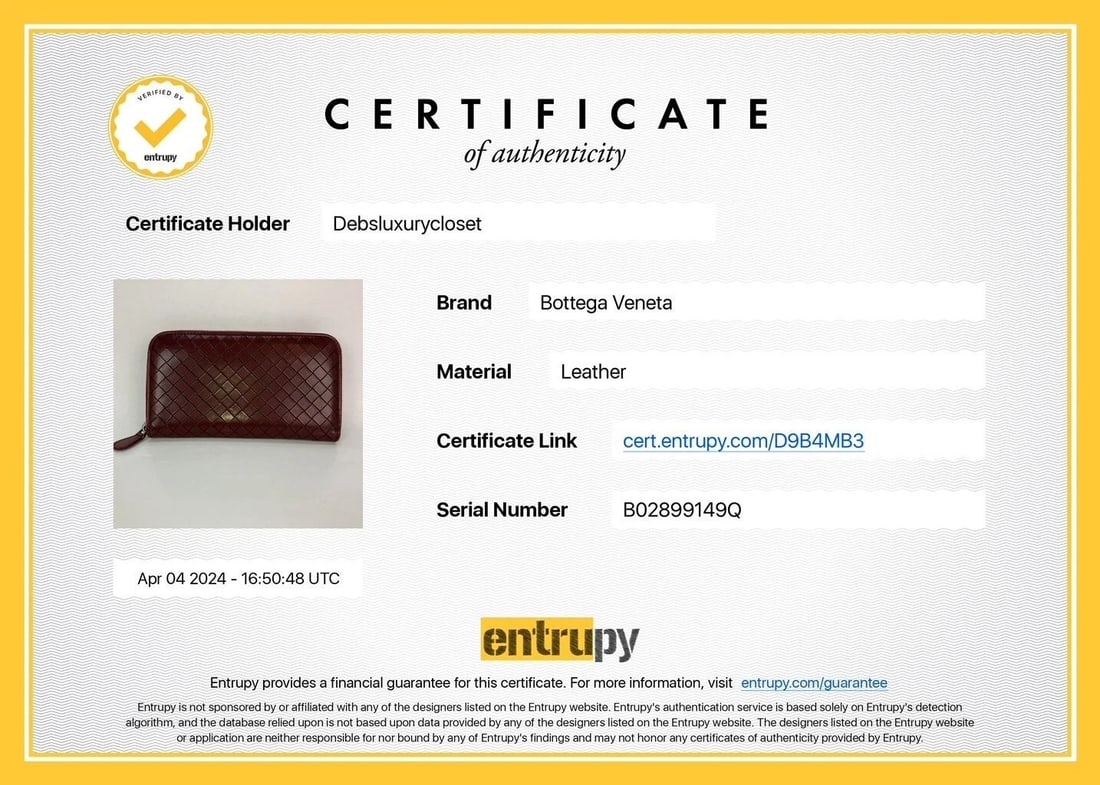 Bottega Veneta Burgundy Intrecciato Zip Around Leather Wallet Clutch - 12