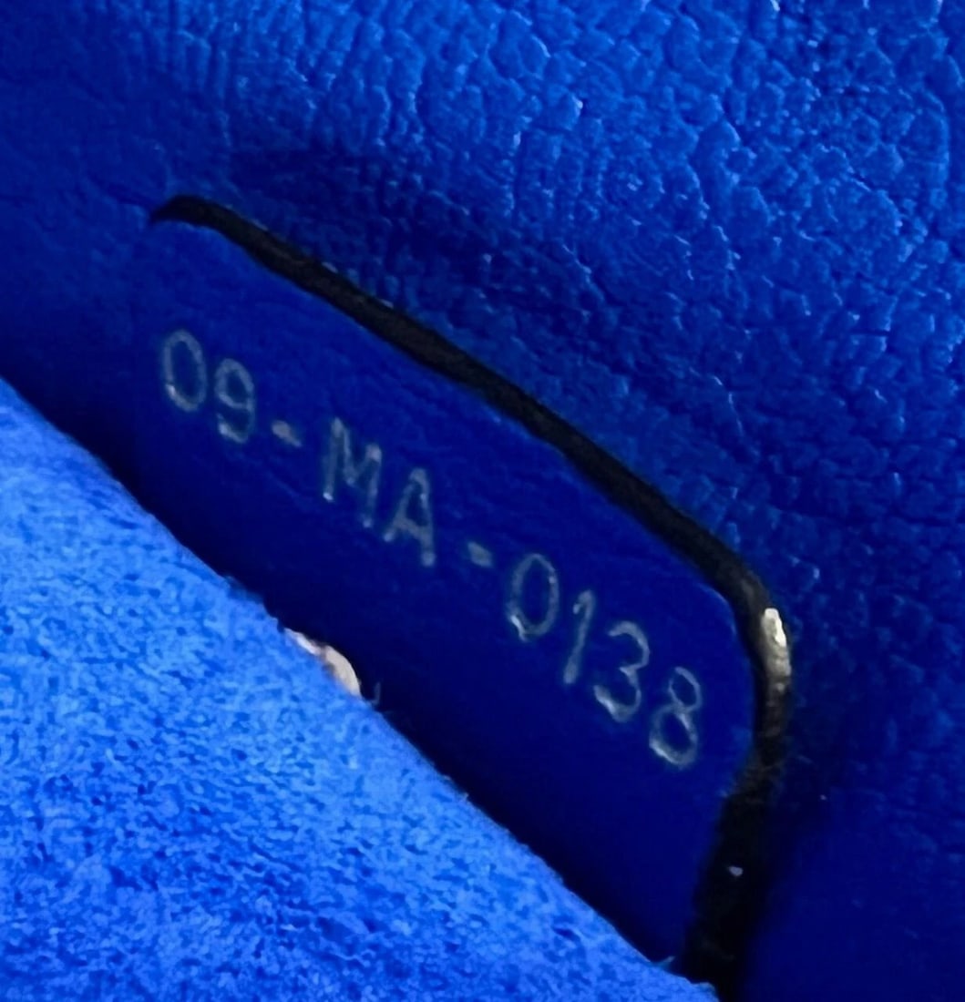 Christian Dior CD J'ADIOR Blue Flap Leather Shoulder Bag - 10