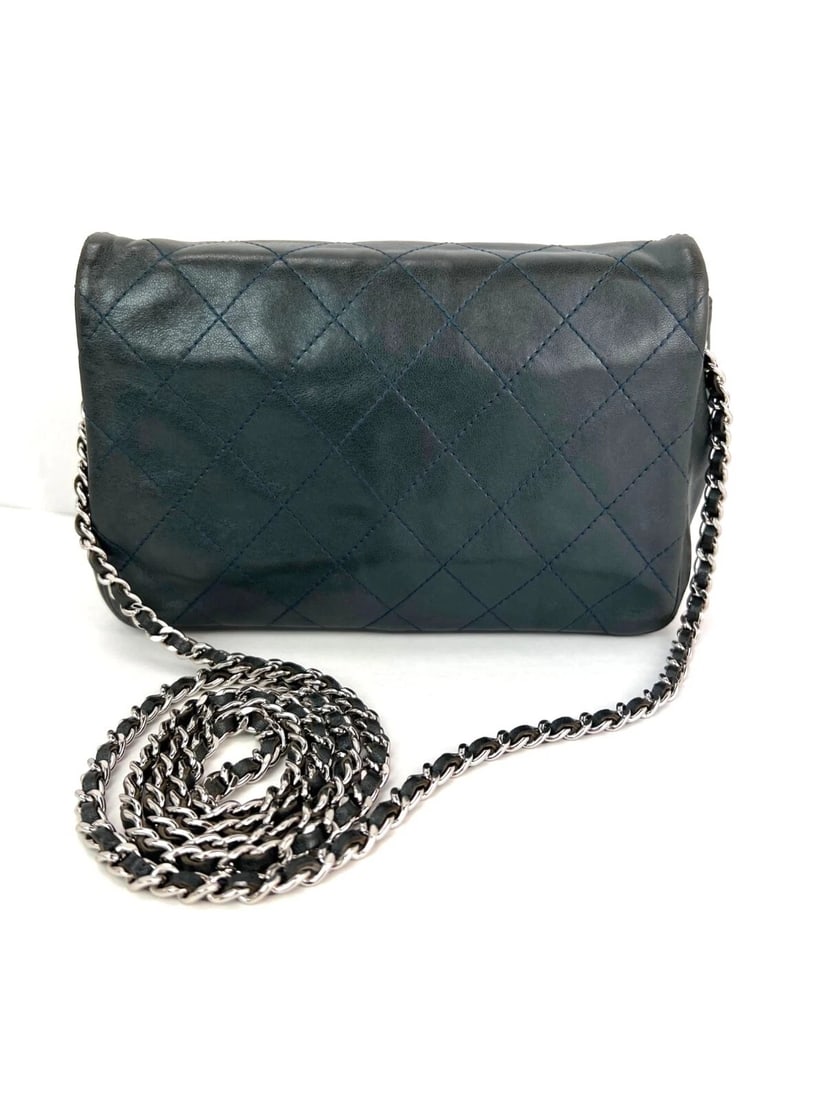 Chanel Quilted Lambskin Stitched Wallet on a Chain Crossbody Bag - 3