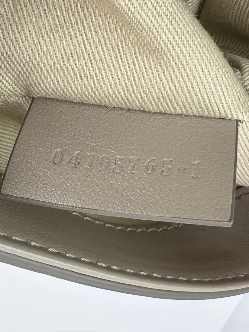 Chloe Shiny Calfskin Suede Small C Motty Gray Shoulder Bag - 10