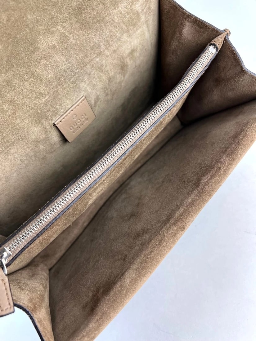 Gucci GGSupreme Blooms Print Embroidered MM Dionysus Blue Shoulder Bag - 13