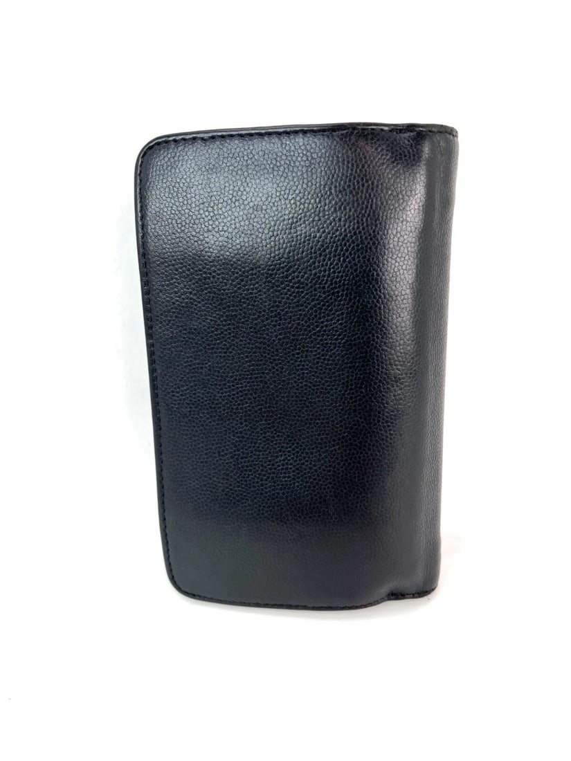 Chanel Caviar Timeless CC Zippered Pocket Black Wallet - 3