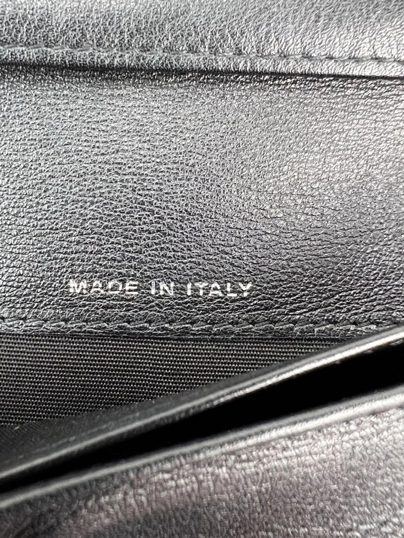 Chanel Caviar Timeless CC Zippered Pocket Black Wallet - 9