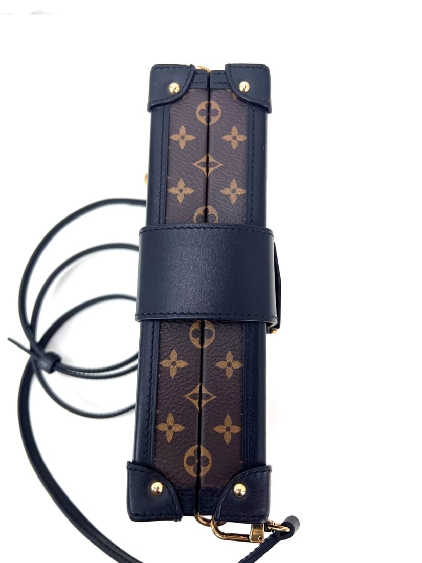 Louis Vuitton Petite Malle Patches Monogram Crossbody Clutch Bag - 11