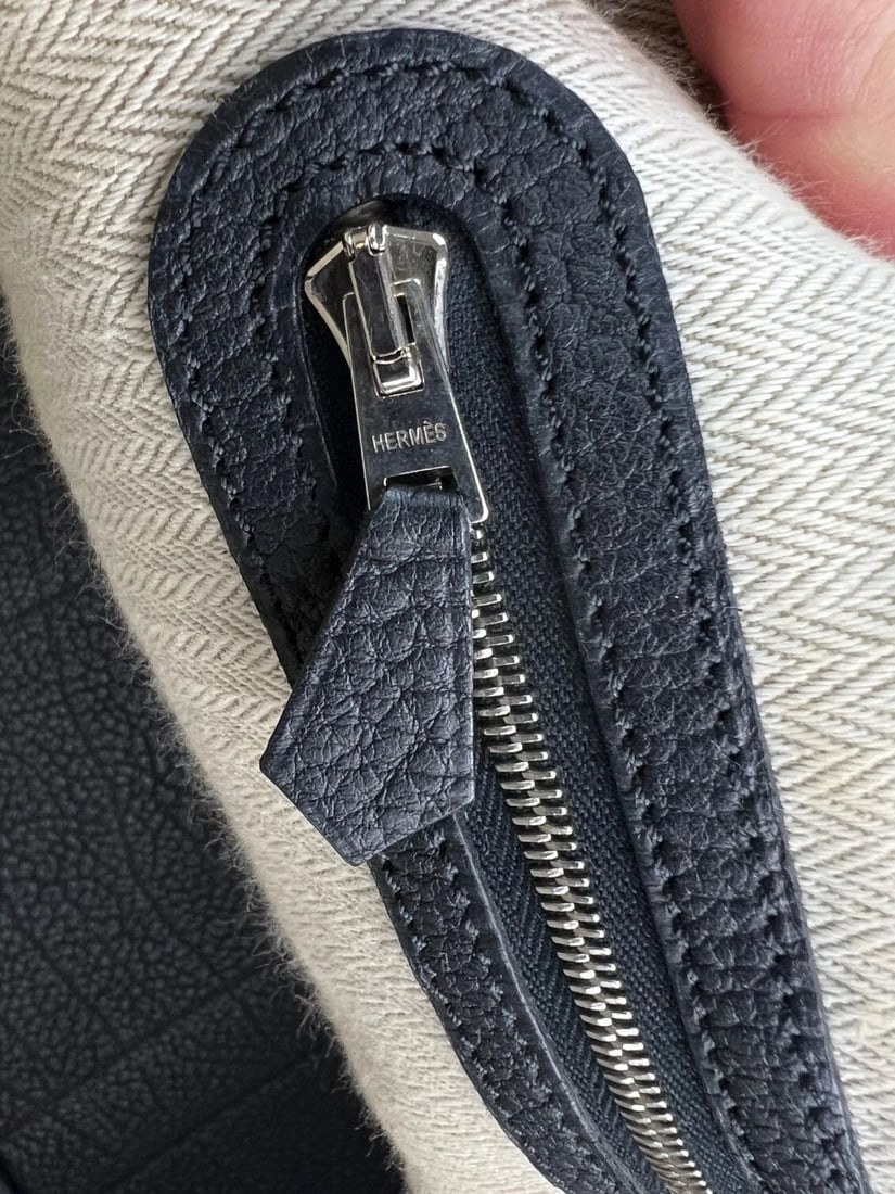 Hermes Negonda Garden Party MM 36 Black Leather Tote - 11