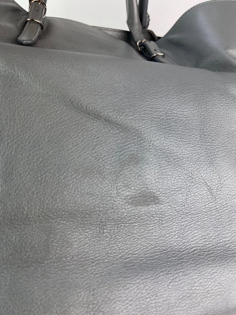 Balenciaga Veau Papier A4 Zip Around Grey Shoulder Bag - 11
