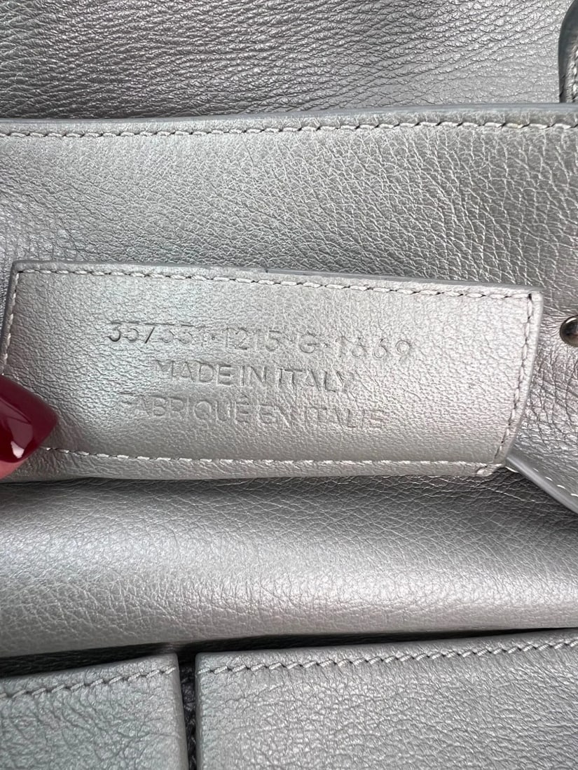 Balenciaga Veau Papier A4 Zip Around Grey Shoulder Bag - 9