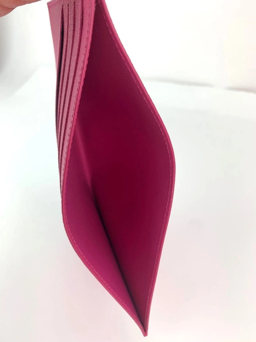 Louis Vuitton 8 Credit Card Insert Pink Leather wallet from Felicie - 5