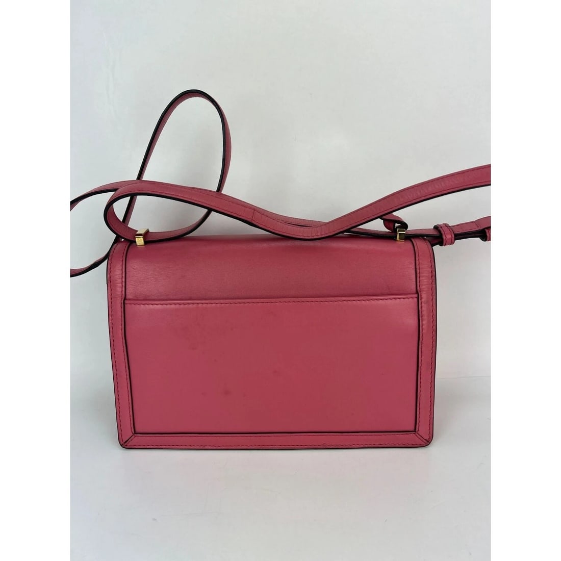 Loewe Medium Barcelona Pink Leather Shoulder Bag - 3