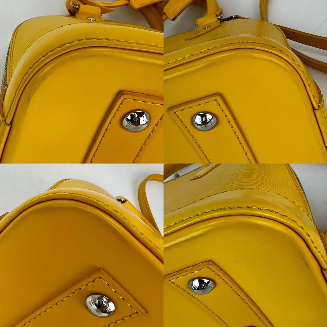 LOUIS VUITTON Alma BB Epi Leather Shoulder Bag - 8