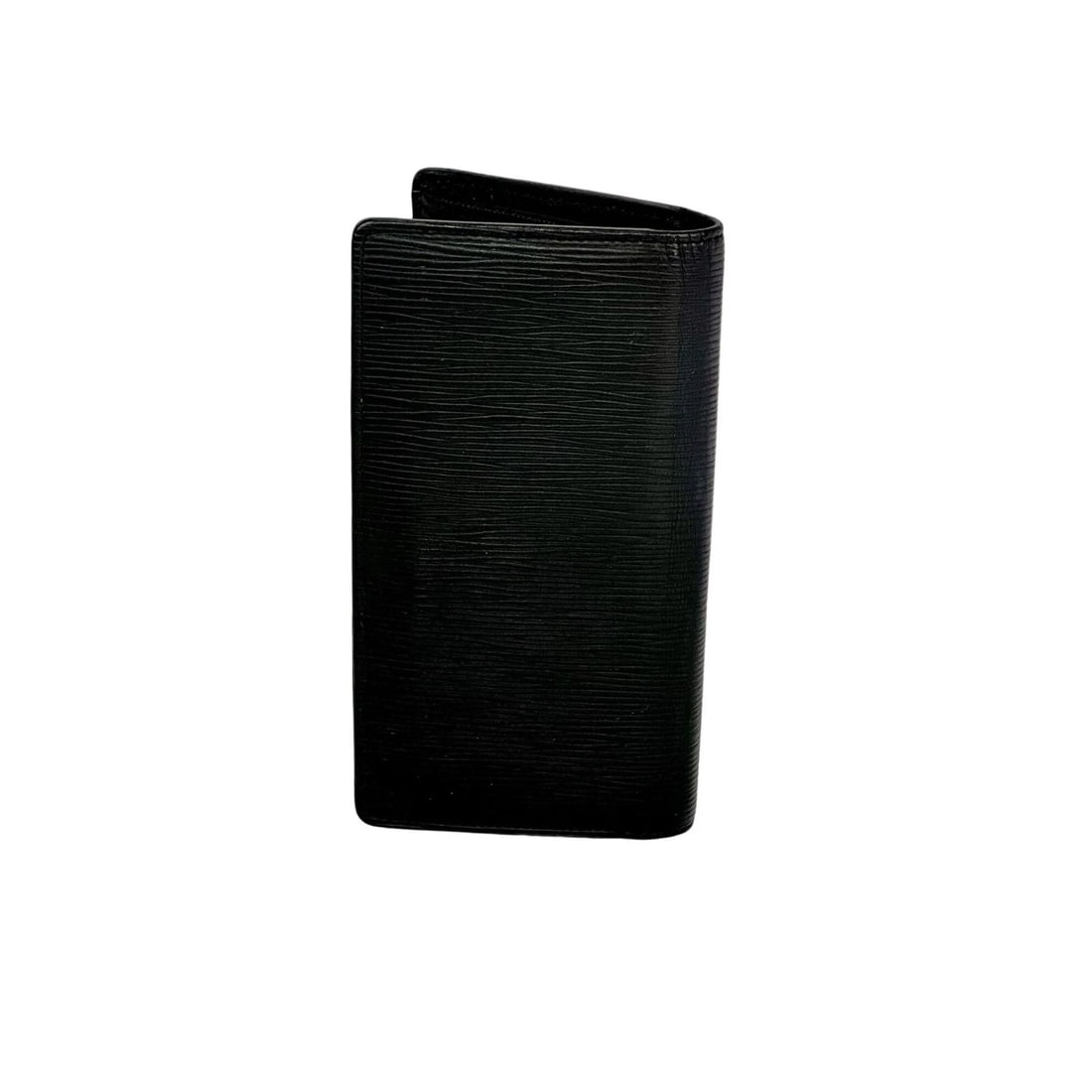 LOUIS VUITTON Epi Brazza Long Black Leather Wallet - 3