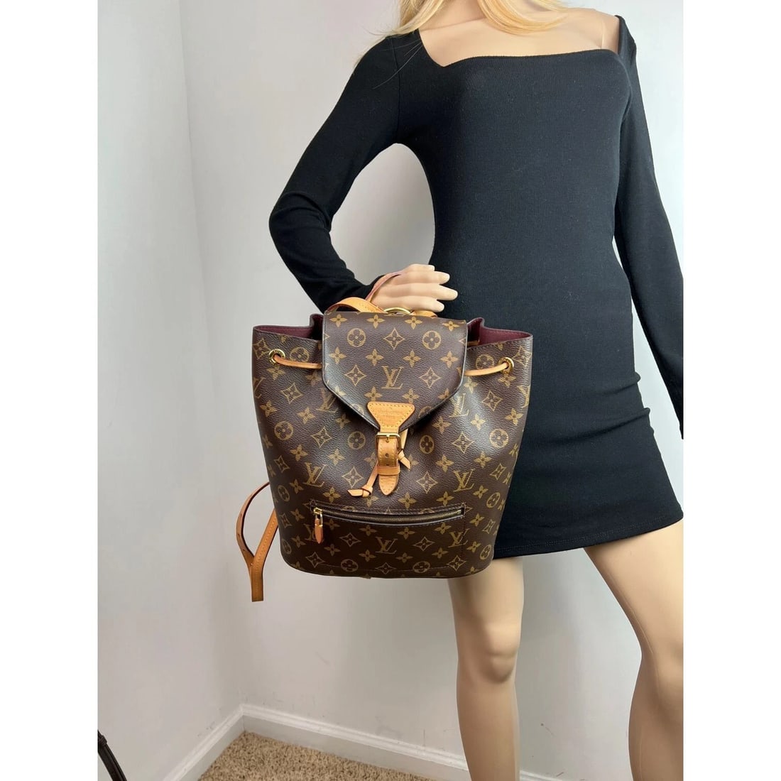 LOUIS VUITTON Montsouris NM Monogram Canvas Backpack - 6