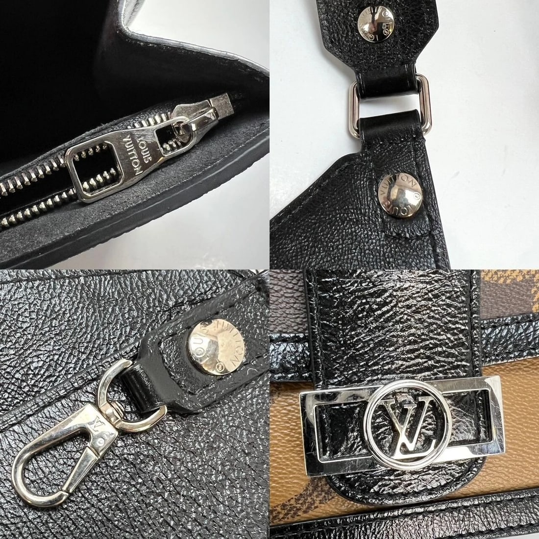 LOUIS VUITTON Reverse Giant Monogram Dauphine Bumbag Clutch - 7