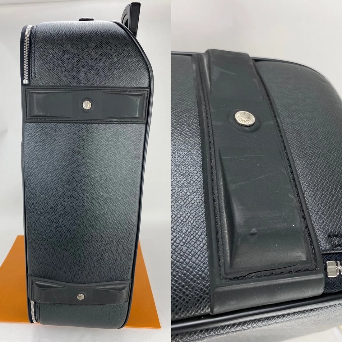 LOUIS VUITTON Luggage Taiga Pegase 60 Ardoise Rolling Suitcase CarryOn - 10