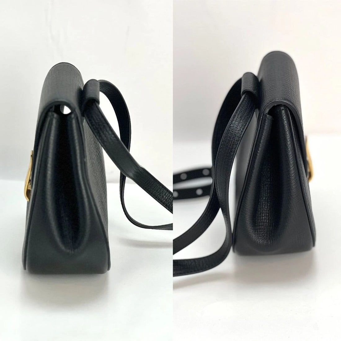 Bottega Veneta Palmellato Calfskin rounded Belt Waist Bag Black - 12